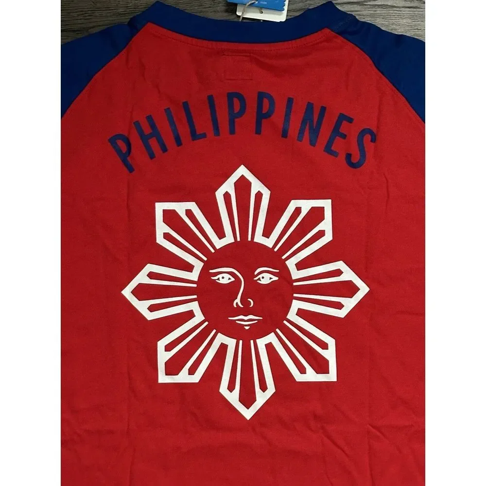RARE‎ - Adidas ORIGINALS Philippines Red Blue Shirt Loose Fit Size XL